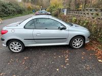 Gebraucht Peugeot 206 CC 2003 Silber Cabrio