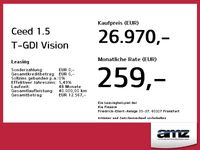 Neu Kia Ceed Vision 140 PS (102 kW) 2025 Lunar silver Kleinwagen