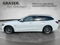 Gebraucht BMW 320e Sport Line 204 PS (150 kW) 2022 Weiß Kombi