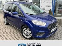 Gebraucht Ford Tourneo Courier Titanium 101 PS (74 kW) 2018 Blau Van / Kleinbus