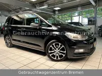 Gebraucht VW Touran Sound 150 PS (110 kW) 2017 Schwarz Van / Kleinbus