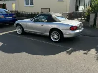 Second-hand Mazda MX5 86 CP (63 kW) 1998 Argintiu Cabrio