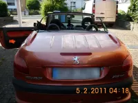 Gebraucht Peugeot 206 CC 136 PS (100 kW) 2002 Orange Cabrio