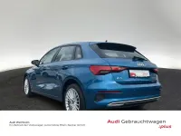 Second-hand Audi A3 Advanced 110 CP (80 kW) 2022 Albastru Berlinǎ