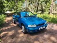 Gebraucht Opel Astra Cabriolet 75 PS (55 kW) 1998 Blau Cabrio