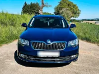 Gebraucht Skoda Superb 140 PS (102 kW) 2013 Blau Kombi