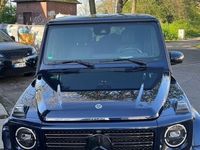 gebraucht Mercedes G350 d BLAU AMG Night Schwarz-Leder Scheckheft