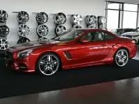 Gebraucht Mercedes SL400 333 PS (244 kW) 2015 Rot designo hyazinthrot metall Cabrio
