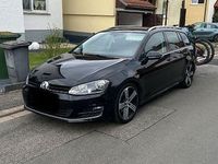 Gebraucht VW Golf VII Allstar 110 PS (80 kW) 2016 Schwarz Kombi