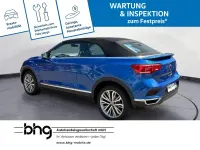 Gebraucht VW T-Roc Cabriolet Style 150 PS (110 kW) 2021 Blau Cabrio