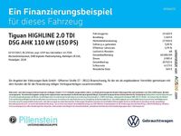 Gebraucht VW Tiguan Highline 150 PS (110 kW) 2017 Schwarz SUV