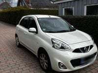 Gebraucht Nissan Micra Acenta 80 PS (58 kW) 2017 Weiß Kleinwagen