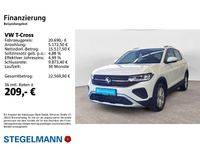 Gebraucht VW T-Cross 95 PS (69 kW) 2025 Weiß SUV