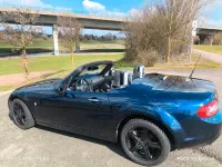 Usata Mazda MX5 126 CV (92 kW) 2013 Blu Cabrio