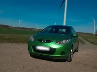 Usata Mazda 2 75 CV (55 kW) 2009 Verde Utilitaria