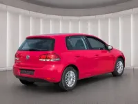Gebraucht VW Golf VI Trendline 80 PS (58 kW) 2010 Rot Kleinwagen