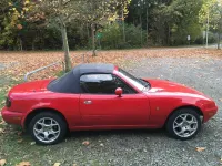 Gebraucht Mazda MX5 90 PS (66 kW) 1995 Rot Cabrio