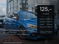 Gebraucht BMW 220 M Sport 190 PS (139 kW) 2015 Blau Van / Kleinbus