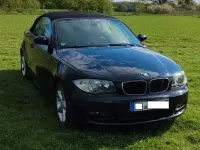 Gebraucht BMW 118 Cabriolet Sport Line 143 PS (105 kW) 2009 Schwarz Cabrio