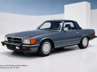 Gebraucht Mercedes 560 231 PS (169 kW) 1986 Blau Cabrio