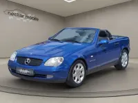 Gebraucht Mercedes SLK230 193 PS (141 kW) 1999 Linaritblau Cabrio