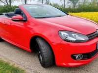 Gebraucht VW Golf Cabriolet Exclusive 150 PS (110 kW) 2016 Rot Cabrio