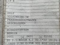 Gebraucht VW Golf III 82 PS (60 kW) 1991 Weiß Kleinwagen