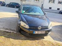 Gebraucht VW Golf VI Trendline 110 PS (80 kW) 2009 Schwarz Kleinwagen