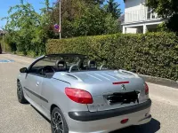 Gebraucht Peugeot 206 CC 109 PS (80 kW) 2002 Silber Cabrio