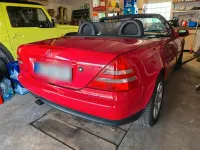 Gebraucht Mercedes SLK200 1997 Rot Cabrio