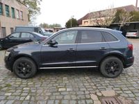 gebraucht Audi Q5 2.0 TFSI farbe "Moonlight", fast schwarz.