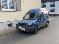 Gebraucht Fiat Doblò 101 PS (74 kW) 2003 Blau Van / Kleinbus