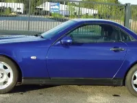 Gebraucht Mercedes SLK230 193 PS (141 kW) 1998 Blau Cabrio
