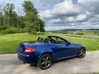Second-hand Mercedes SLK200 163 CP (119 kW) 2005 Albastru Cabrio