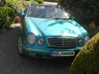 Gebraucht Mercedes CLK200 Elegance 136 PS (100 kW) 1998 Grün Cabrio