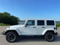 Gebraucht Jeep Wrangler Unlimited Sahara 200 PS (147 kW) 2014 Weiß SUV