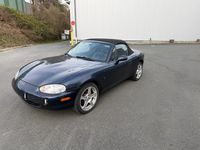 Gebraucht Mazda MX5 110 PS (80 kW) 2000 Blau Cabrio