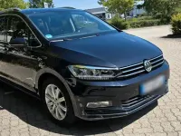 Gebraucht VW Touran Highline 150 PS (110 kW) 2017 Schwarz Van / Kleinbus