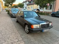 Gebraucht Mercedes 190 1988 Schwarz Limousine