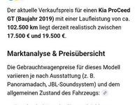 Gebraucht Kia ProCeed GT 204 PS (150 kW) 2019 Weiß Kombi