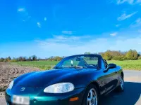 Gebraucht Mazda MX5 110 PS (80 kW) 2002 Grün Cabrio