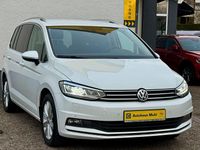 Gebraucht VW Touran Highline 150 PS (110 kW) 2018 Weiß Van / Kleinbus