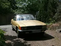 Gebraucht Mercedes SL280 177 PS (130 kW) 1978 Gold Cabrio