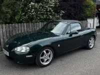 Gebraucht Mazda MX5 110 PS (80 kW) 2001 Grün Cabrio