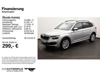 Gebraucht Skoda Kamiq Clever 150 PS (110 kW) 2022 Brilliantsilber metallic (metallic) SUV