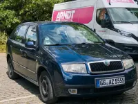 Gebraucht Skoda Fabia 75 PS (55 kW) 2002 Blau Limousine
