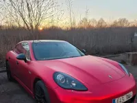 Gebraucht Porsche Panamera Turbo 500 PS (367 kW) 2011 Rot Kleinwagen
