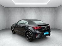 Gebraucht VW T-Roc Cabriolet R-line 150 PS (110 kW) 2023 Schwarz Cabrio