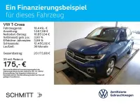Gebraucht VW T-Cross Style 110 PS (80 kW) 2022 Reef blue metallic (metallic) SUV