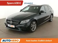 Gebraucht Mercedes C300 AMG line 245 PS (180 kW) 2019 Smaragdgruen Kombi